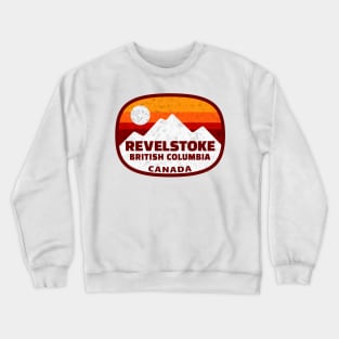 Ski Revelstoke British Columbia Canada Skiing Winter Sports Snowboarding Crewneck Sweatshirt